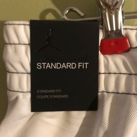 Jordan Air Standard Fit Athletic Shorts with Side Pockets and Elastic Waistband, - Picture 4 of 4